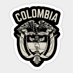Colombia - Libertad y Orden Sticker